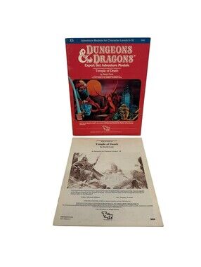 TSR Basic D&D Temple of Death‎ (1st Printing) VG